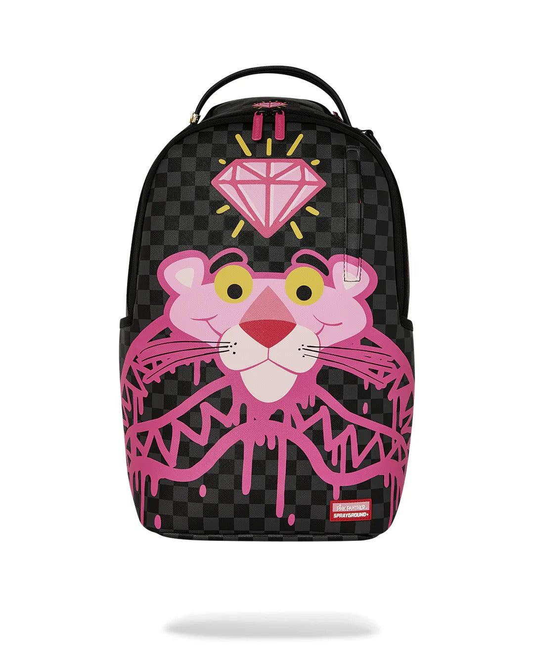 SPRAYGROUND Zaino PINK PANTHER DRIPPY DIAMONDS-Nero Rosa