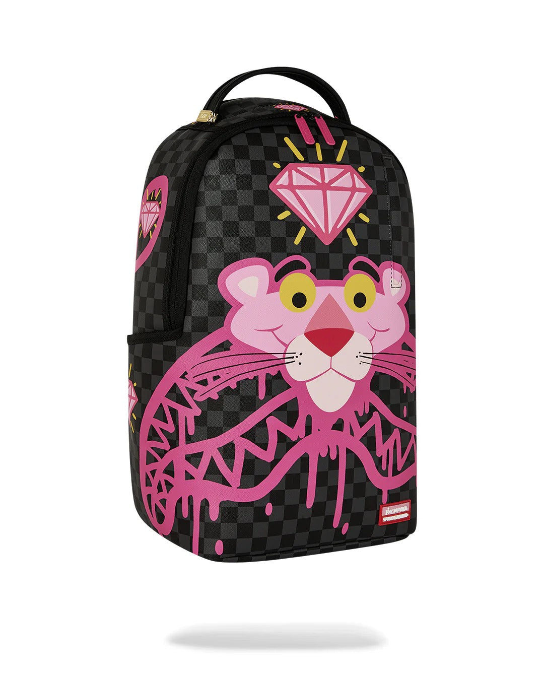 SPRAYGROUND Zaino PINK PANTHER DRIPPY DIAMONDS-Nero Rosa