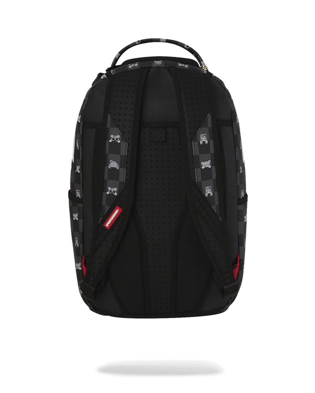 SPRAYGROUND Zaino PEEKING CHARACTER CHECK-Nero Grigio