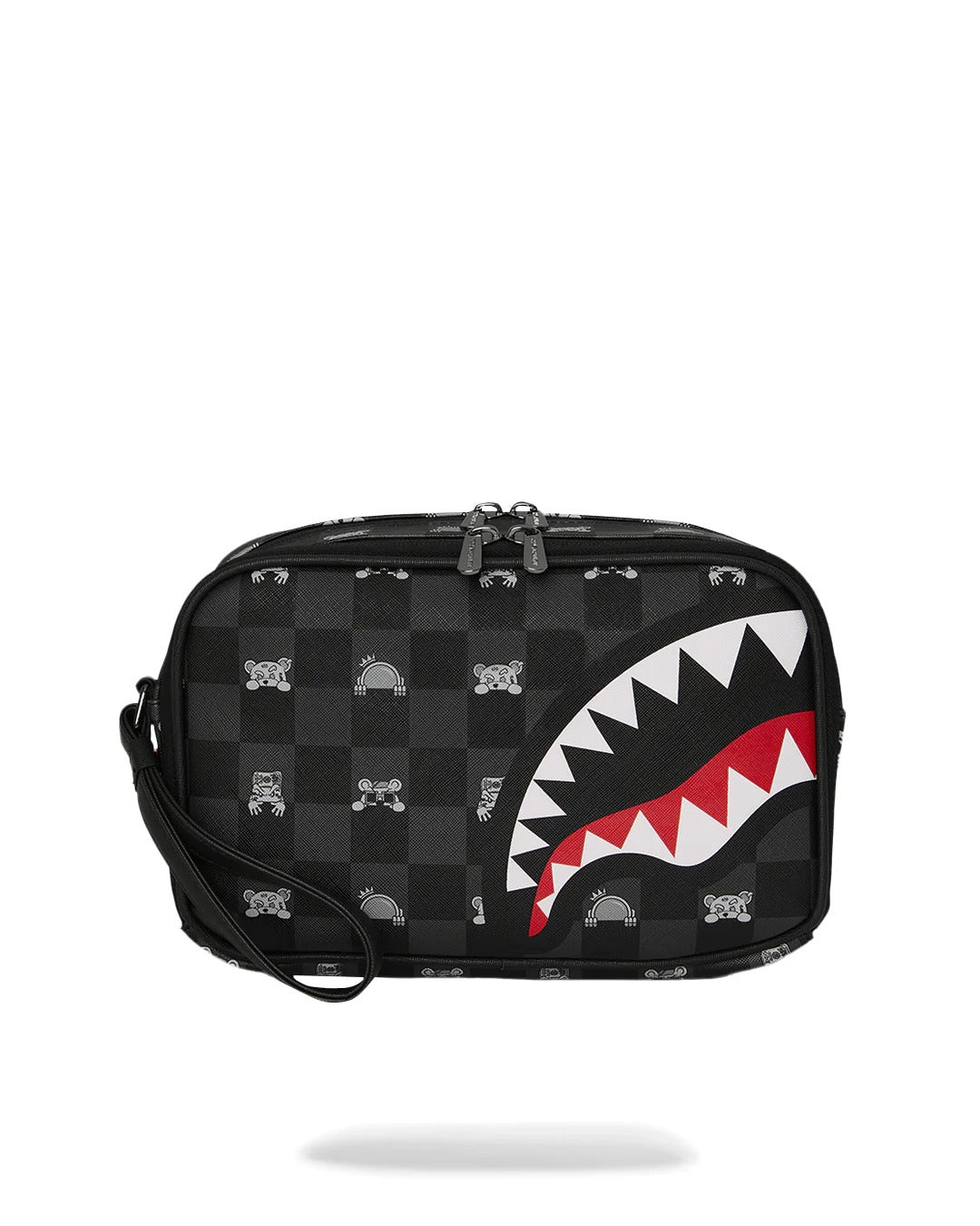 SPRAYGROUND Beauty PEEKING CHARACTER CHECK-Nero Grigio