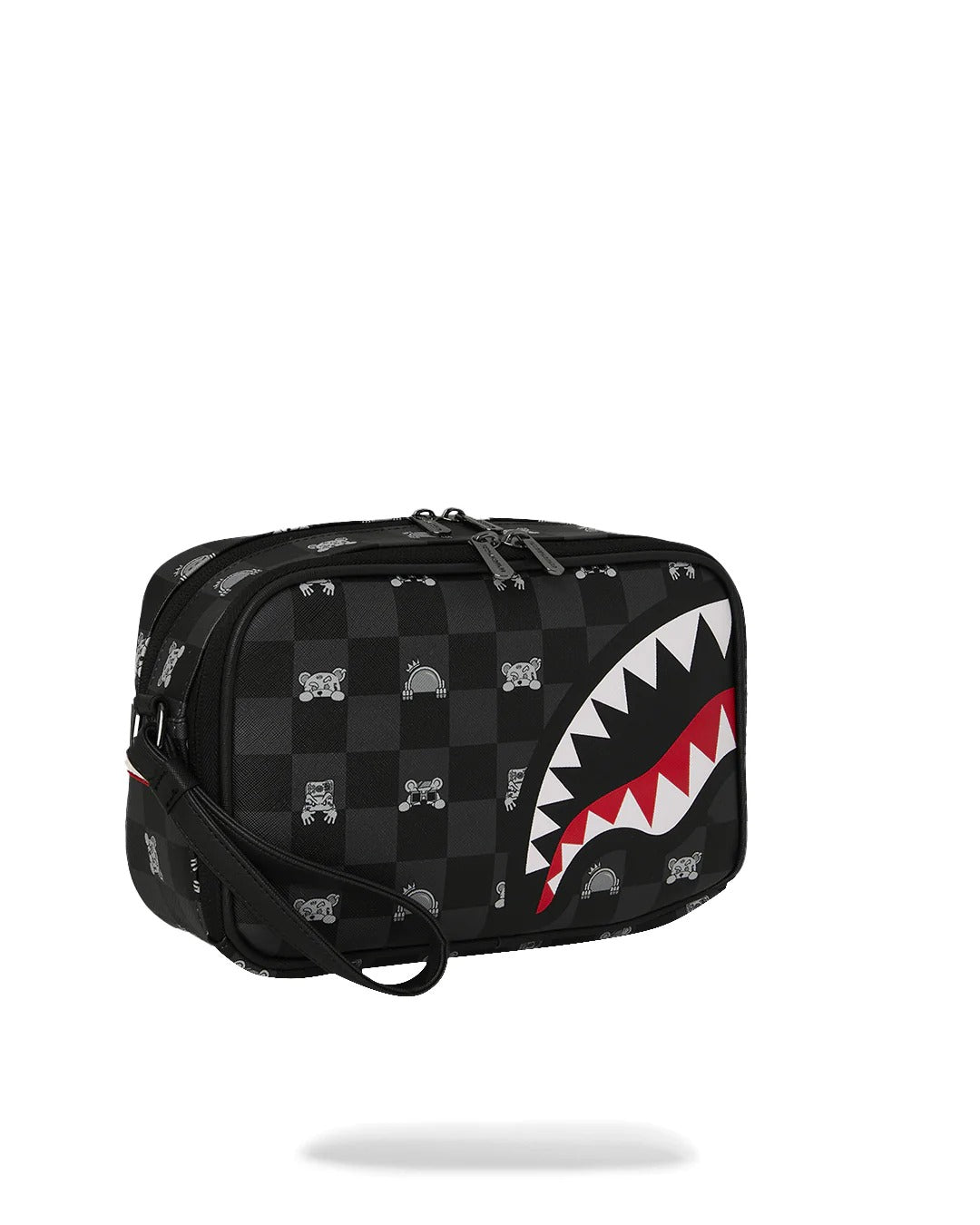 SPRAYGROUND Beauty PEEKING CHARACTER CHECK-Nero Grigio