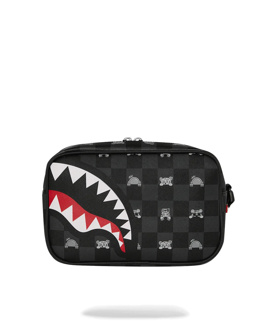 SPRAYGROUND Beauty PEEKING CHARACTER CHECK-Nero Grigio