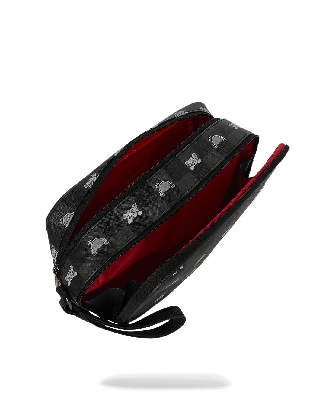 SPRAYGROUND Beauty PEEKING CHARACTER CHECK-Nero Grigio