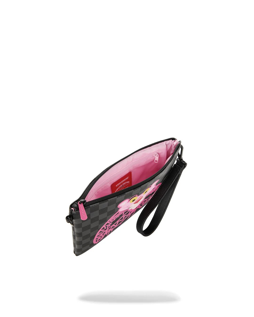 SPRAYGROUND Pochette PINK PANTHER DRIPPY DIAMONDS-Nero Rosa