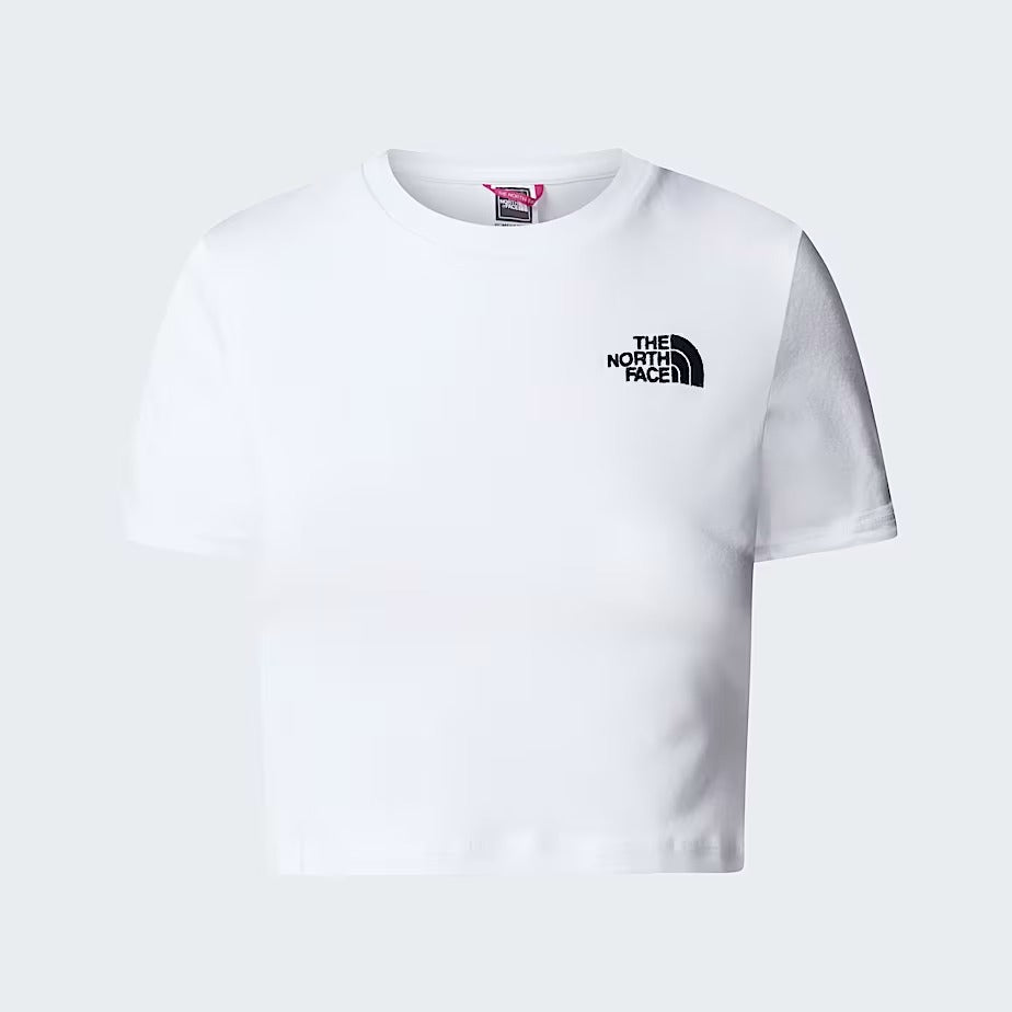 THE NORTH FACE T-SHIRT Donna CORTA IN VITA-Tnf White
