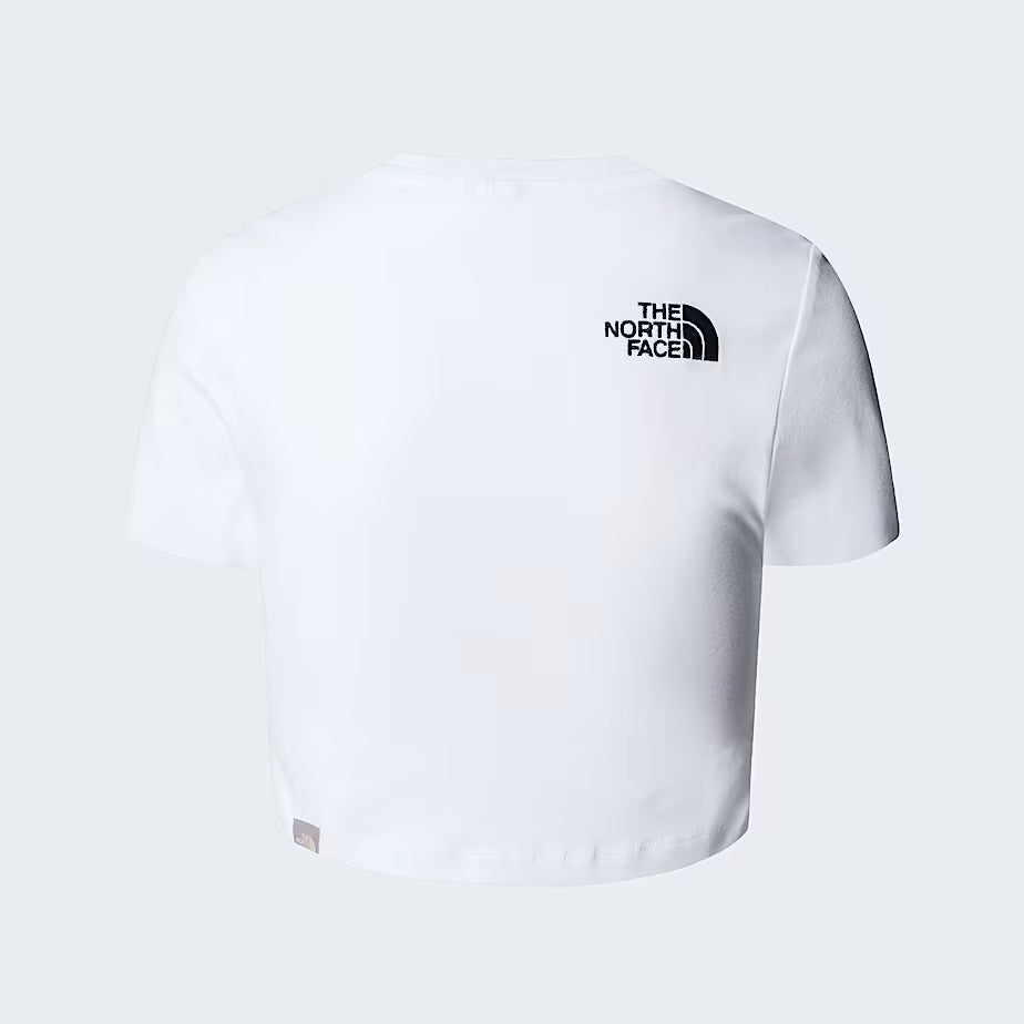THE NORTH FACE T-SHIRT Donna CORTA IN VITA-Tnf White