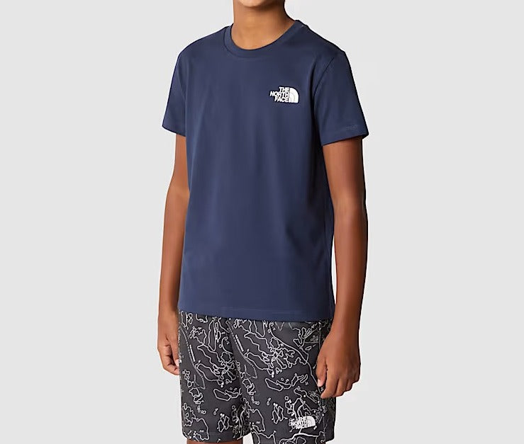 THE NORTH FACE T-SHIRT Ragazzi Unisex SIMPLE DOME-Summit Navy
