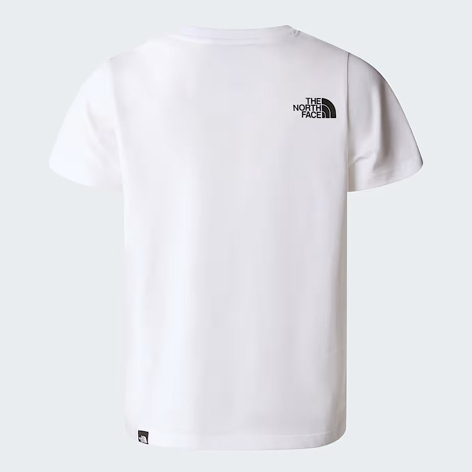 THE NORTH FACE T-SHIRT Ragazzi Unisex SIMPLE DOME-Tnf White