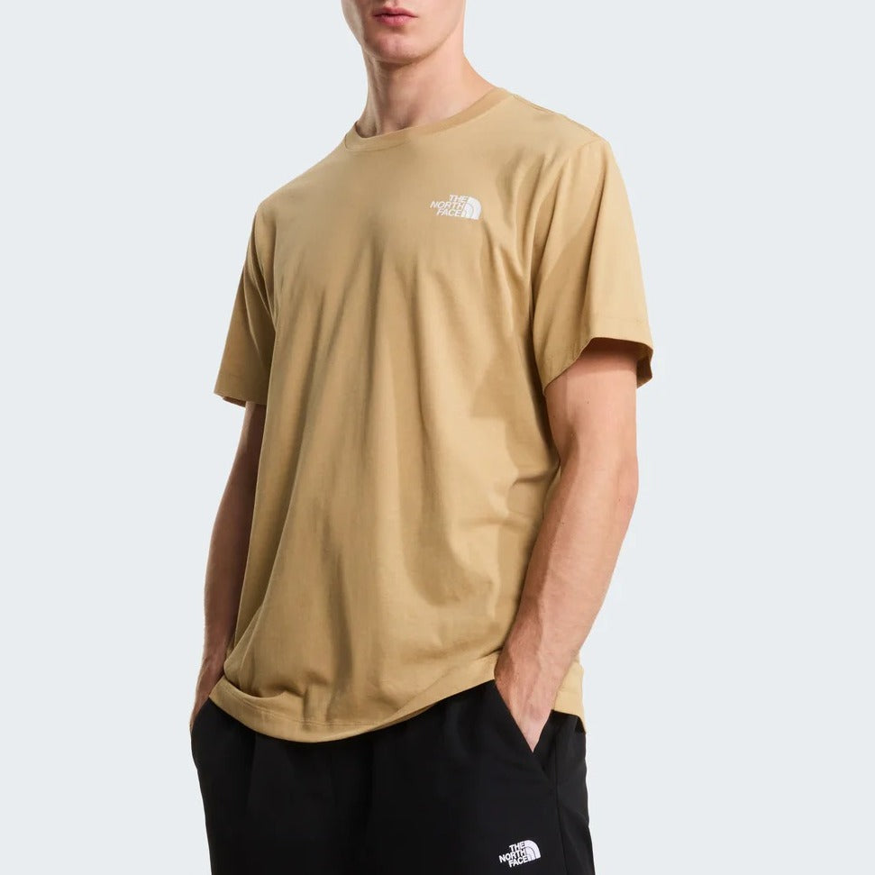 THE NORTH FACE T-Shirt Uomo EVOLUTION NSE BOX Regular-Khaki Stone