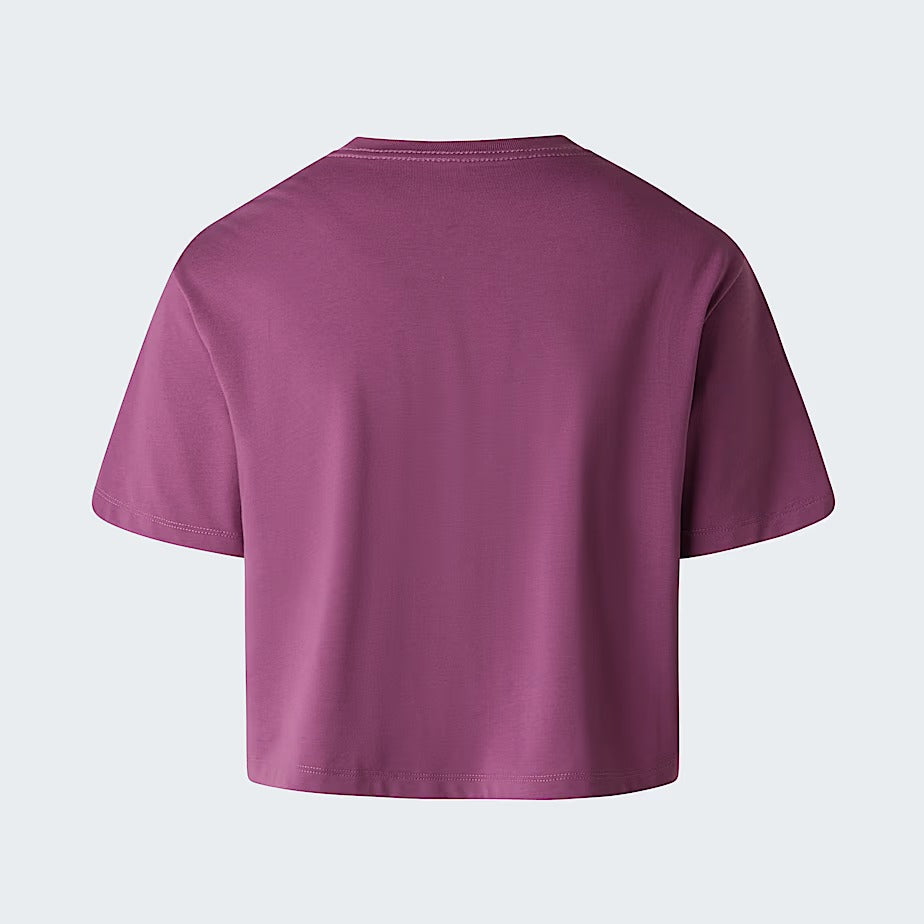 THE NORTH FACE T-SHIRT Donna EVOLUTION SIMPLE DOME CROPPED-Chroma Purple