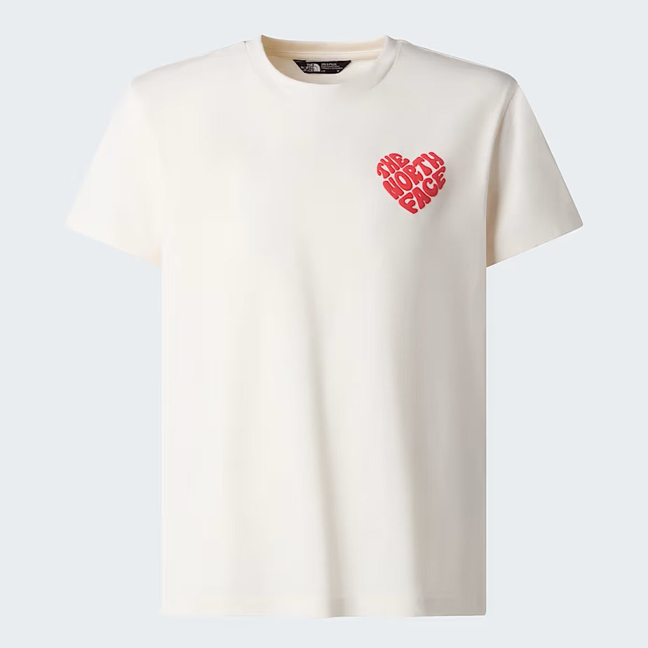 THE NORTH FACE T-Shirt Ragazza BRAND PROUD-White Dune