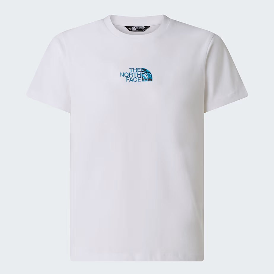 THE NORTH FACE T-Shirt Ragazzo LIQUID LOGO-Tnf White