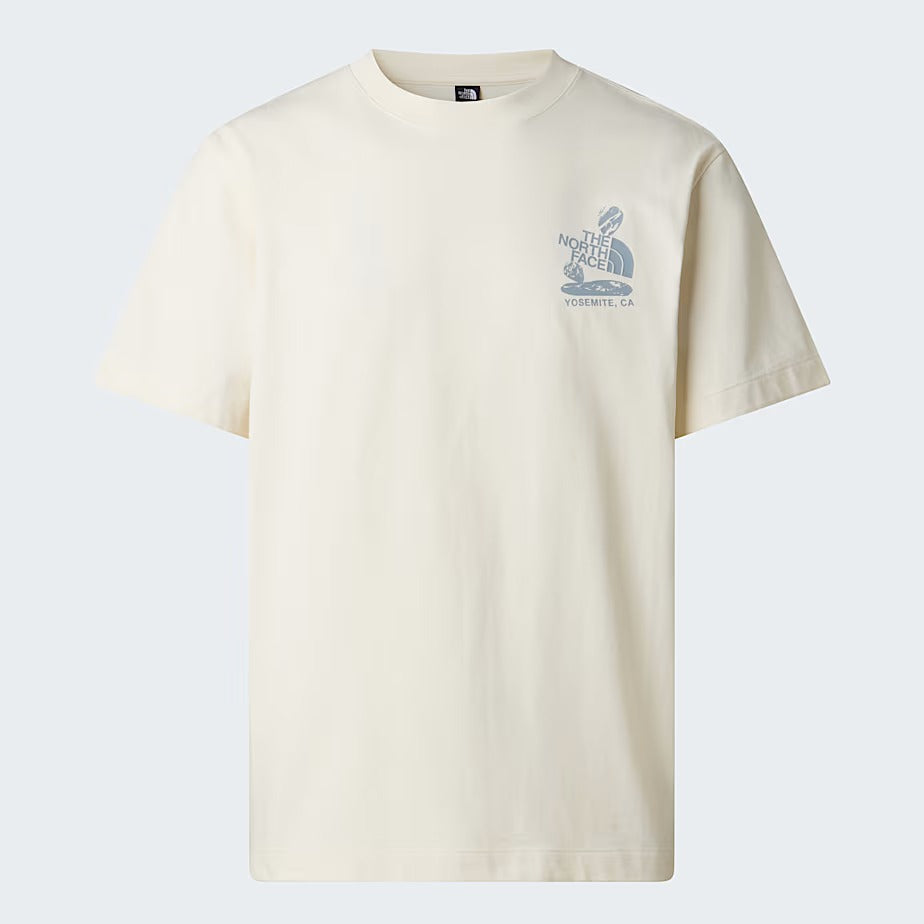 THE NORTH FACE T-Shirt Uomo Stones Graphic-White Dune
