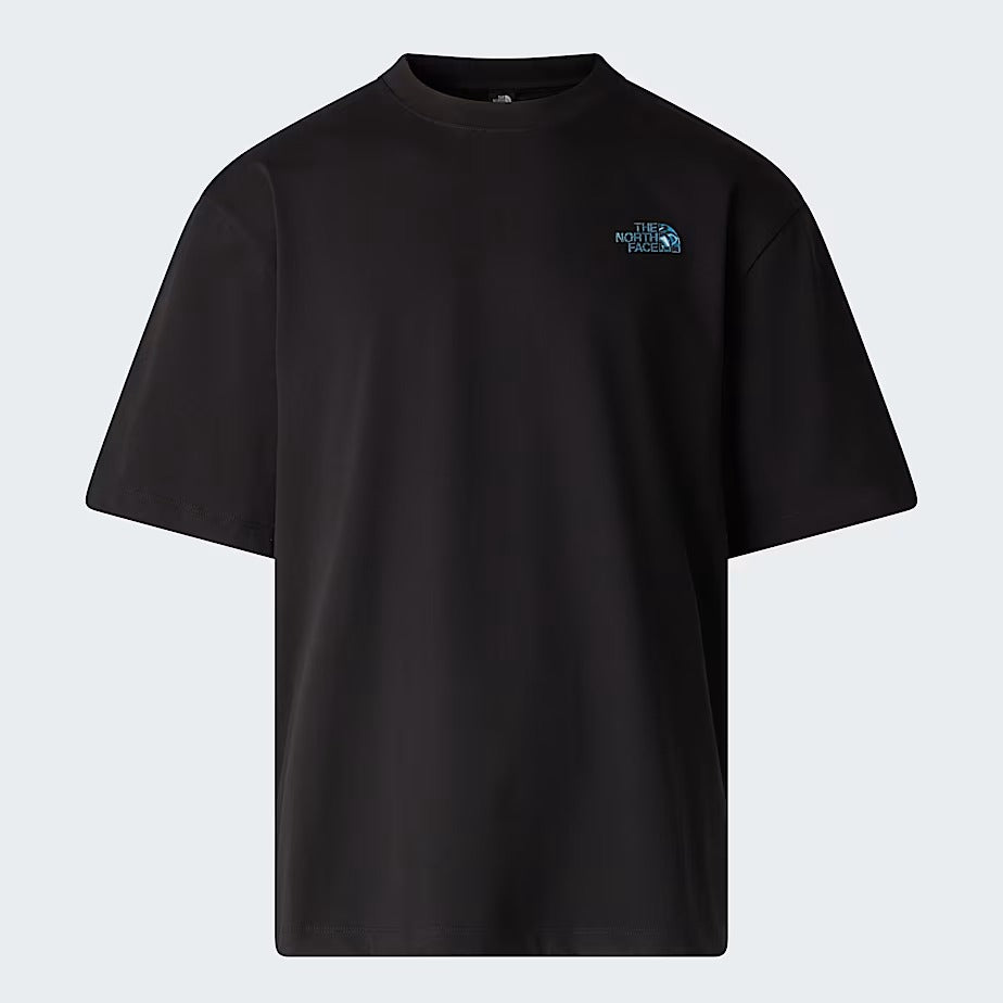 THE NORTH FACE T-Shirt Uomo LIQUID NSE BOX GRAPHIC OVERSIZED-Tnf Black
