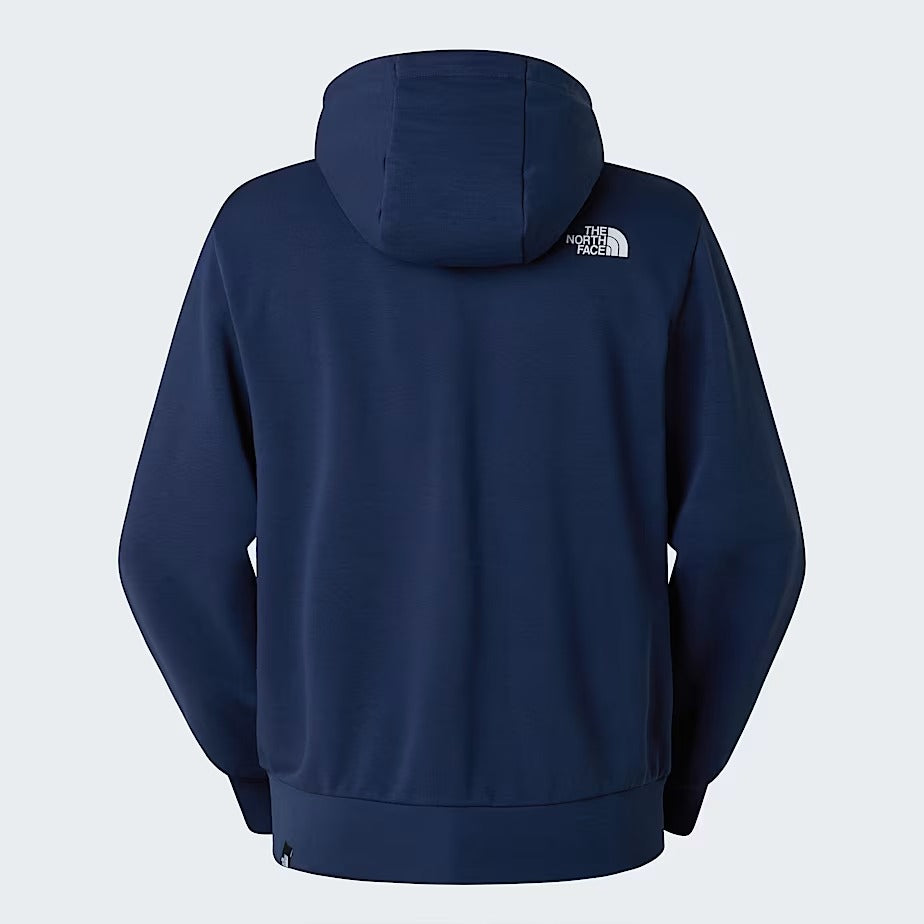 THE NORTH FACE Felpa Uomo SIMPLE DOME LIGHT FULL ZIP-Summit Navy