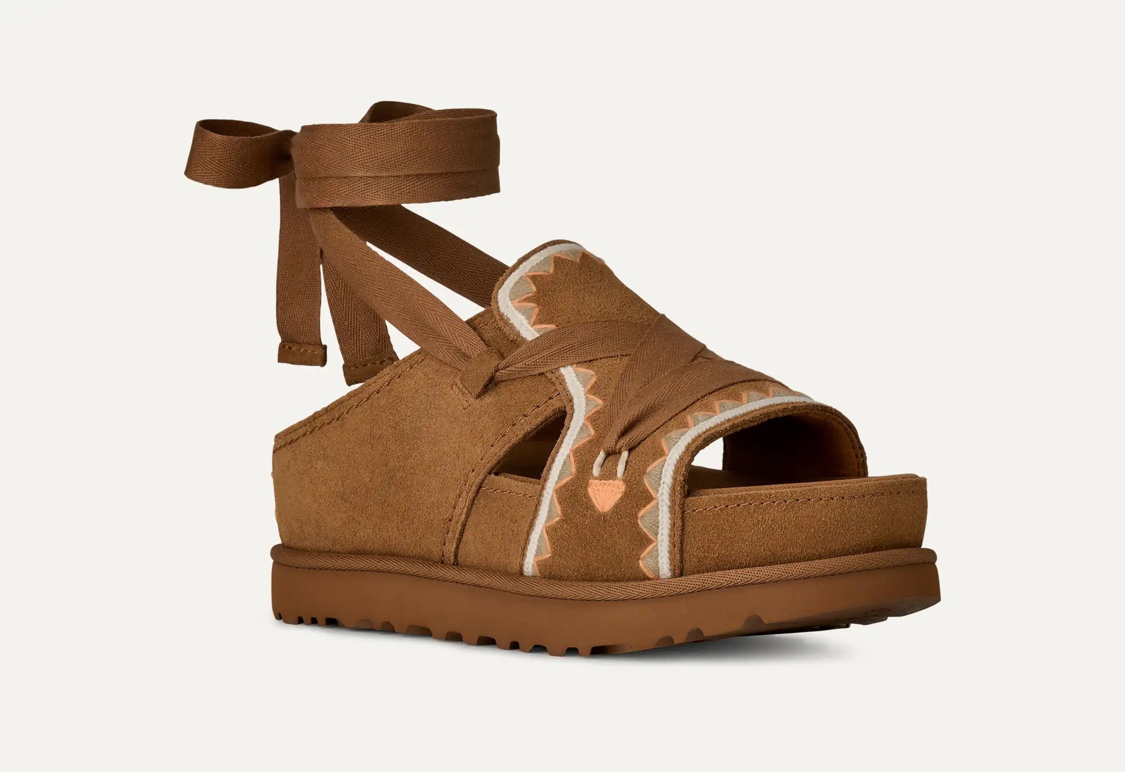UGG Sandalo Donna GOLDENSTAR HI ARTISTITCH 1175133-Chestnut
