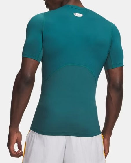 UNDER ARMOUR T-Shirt Uomo HeatGear-Rack Green