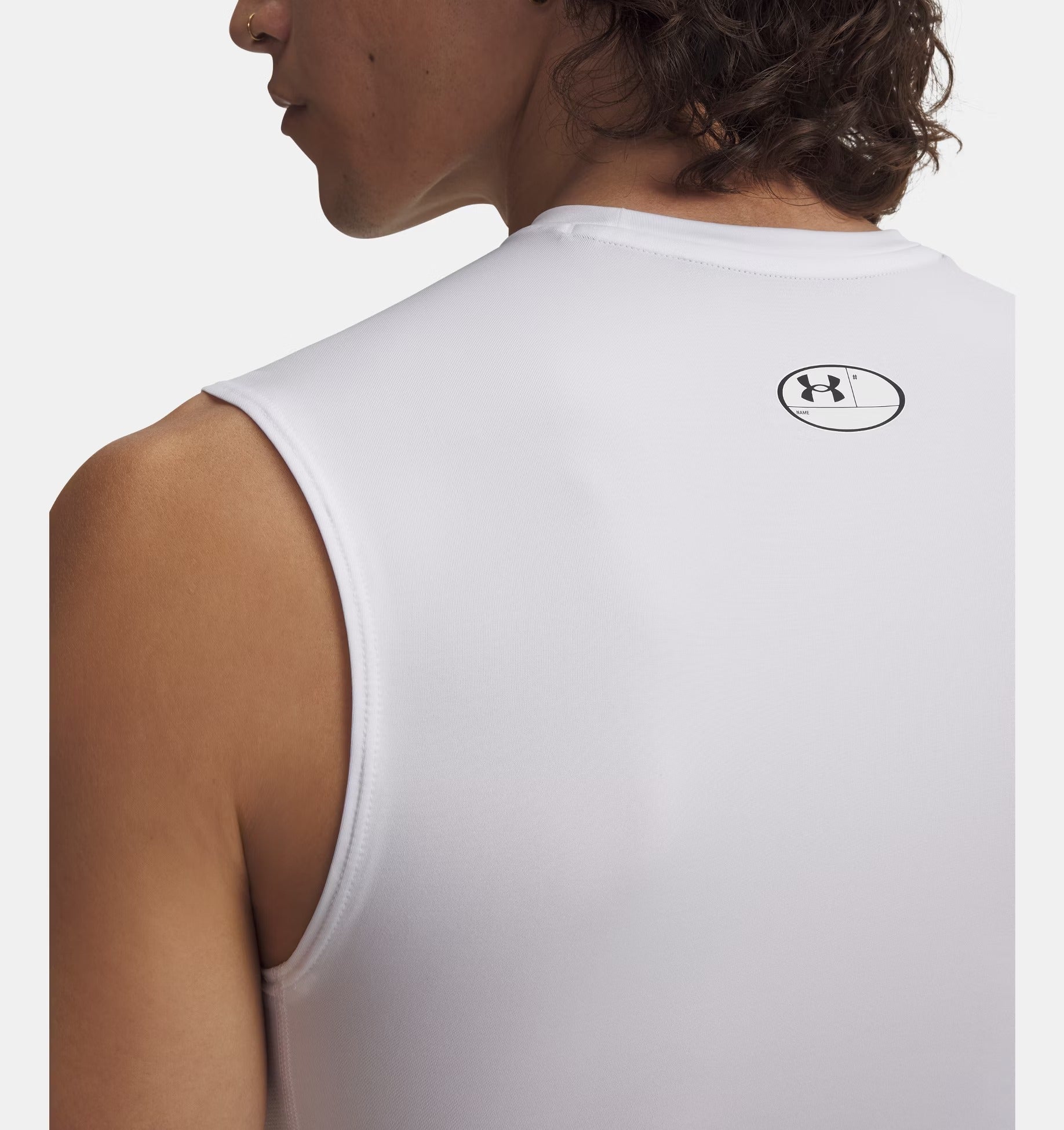 UNDER ARMOUR Canotta Donna HeatGear Compression-White