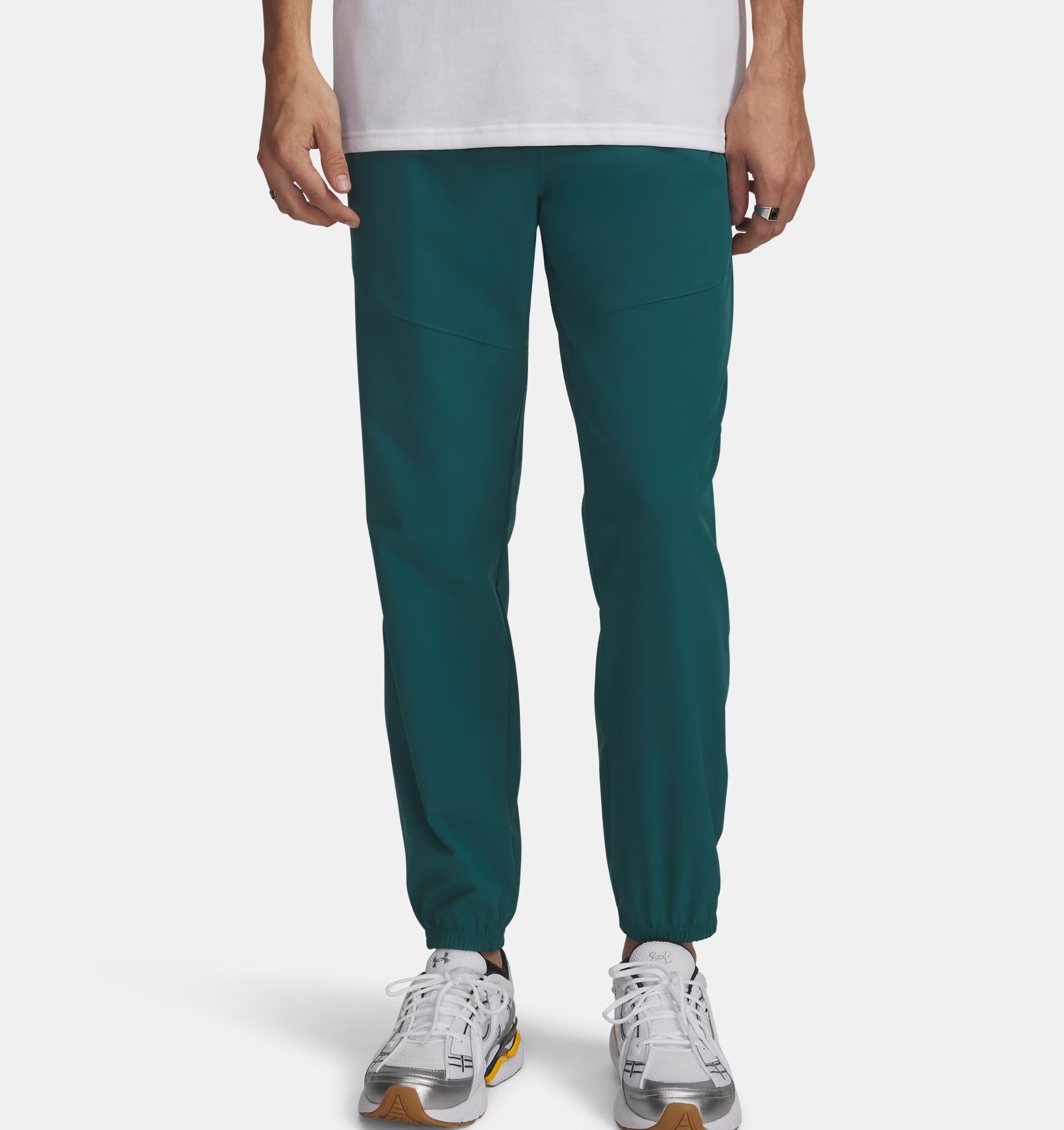 UNDER ARMOUR Jogger Uomo VIBE WOVEN-Green