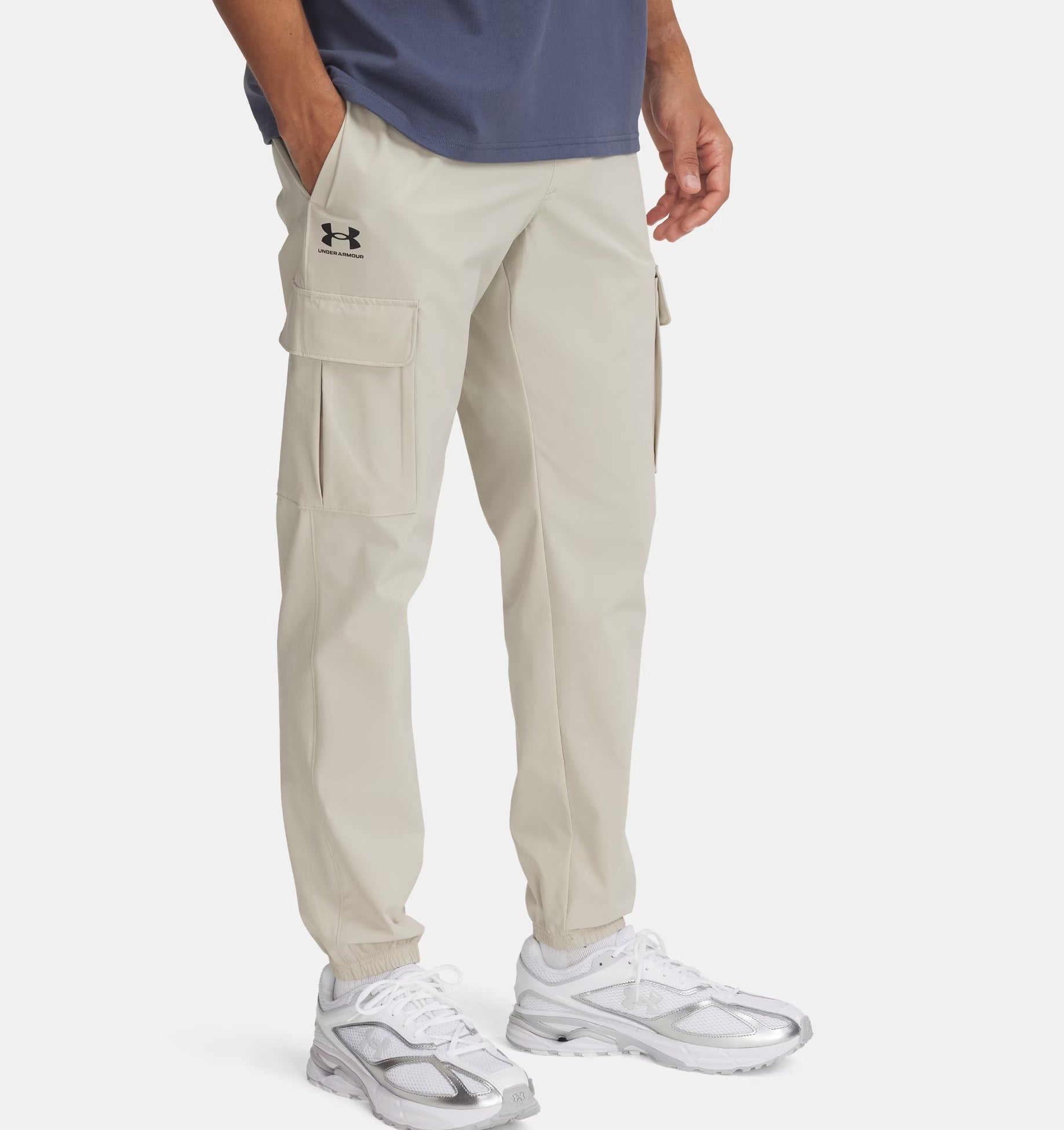 UNDER ARMOUR Jogger Uomo VIBE WOVEN CARGO-Khaki