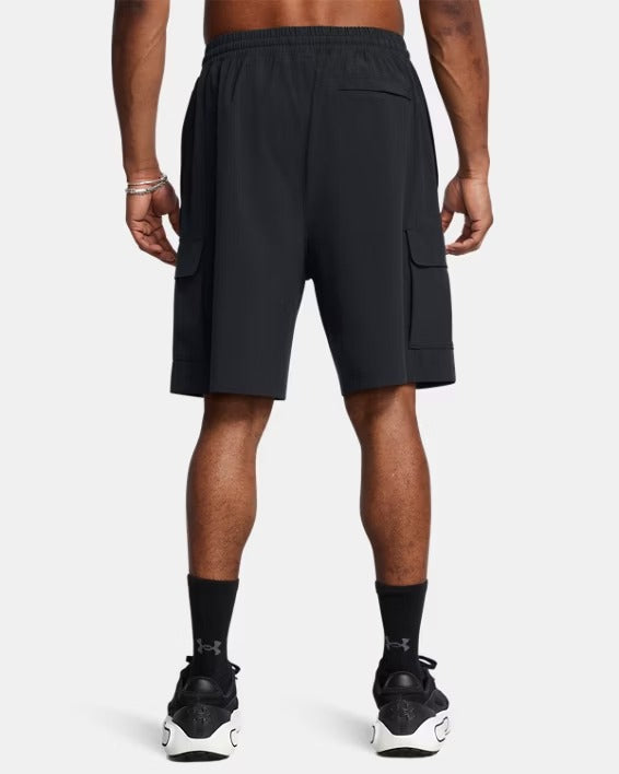 UNDER ARMOUR Shorts Uomo VIBE WOVEN CARGO-Black White