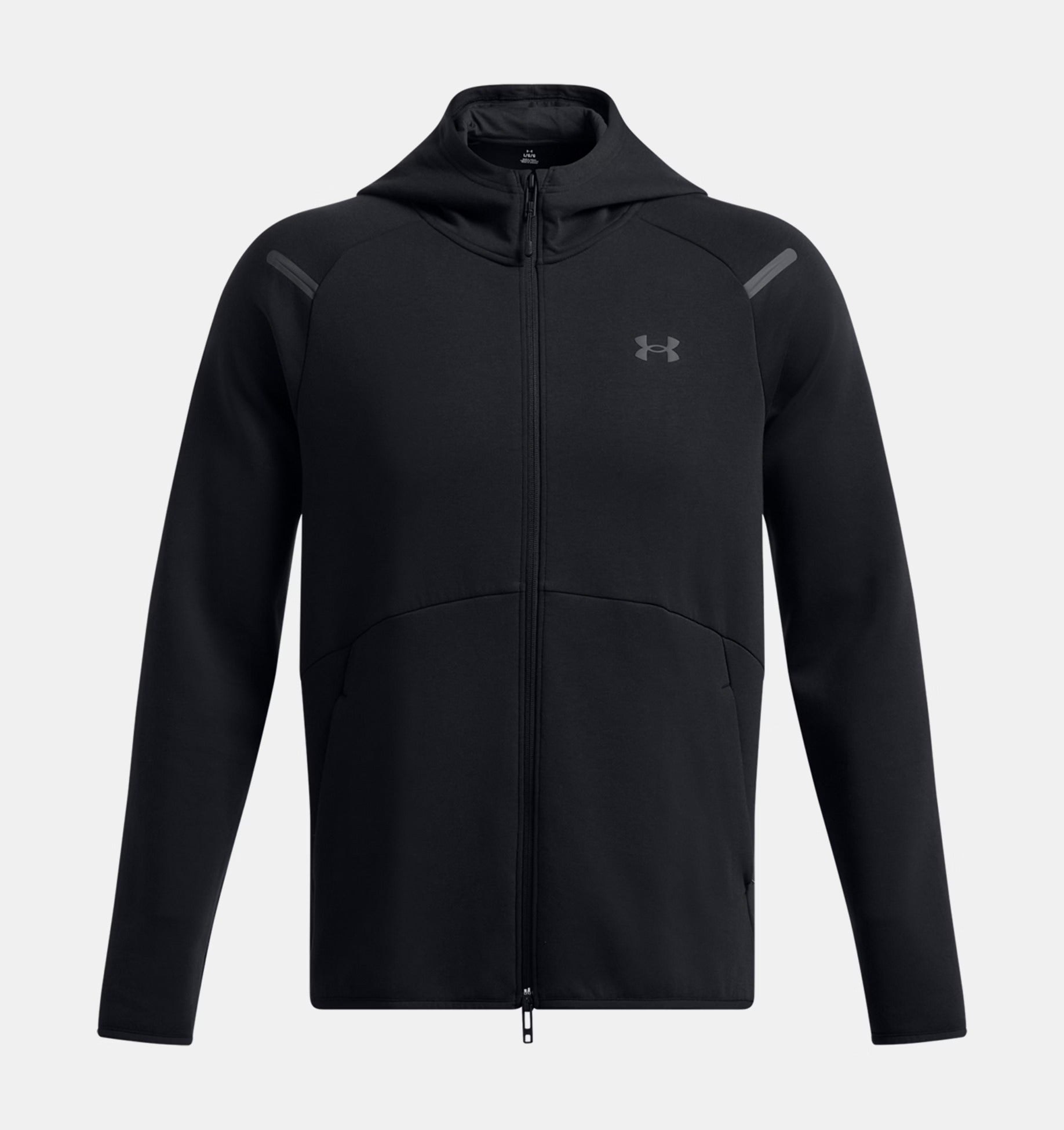 UNDE ARMOUR Felpa Uomo UNSTOPPABLE Full Zip-Black