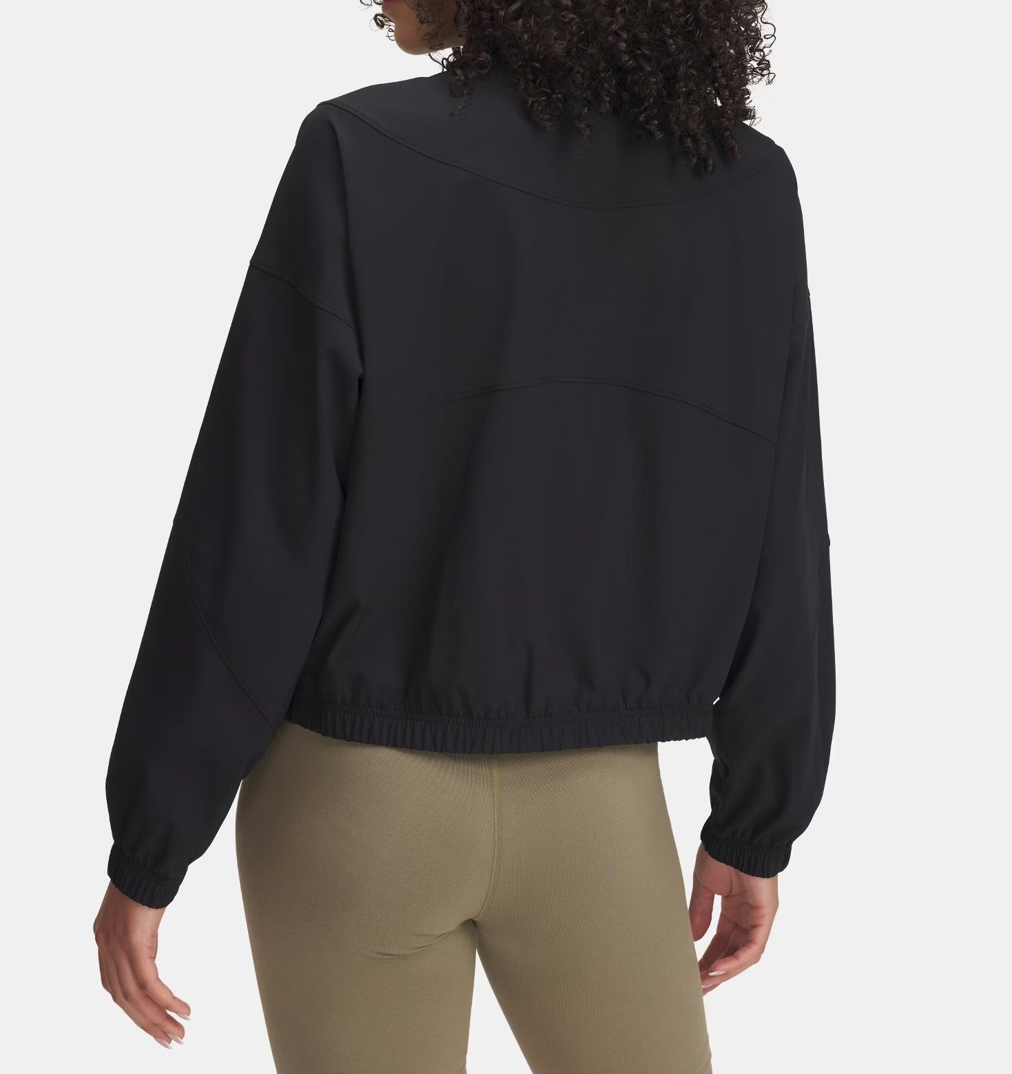 UNDER ARMOUR Giacca Donna RIVAL WOVEN-Black White