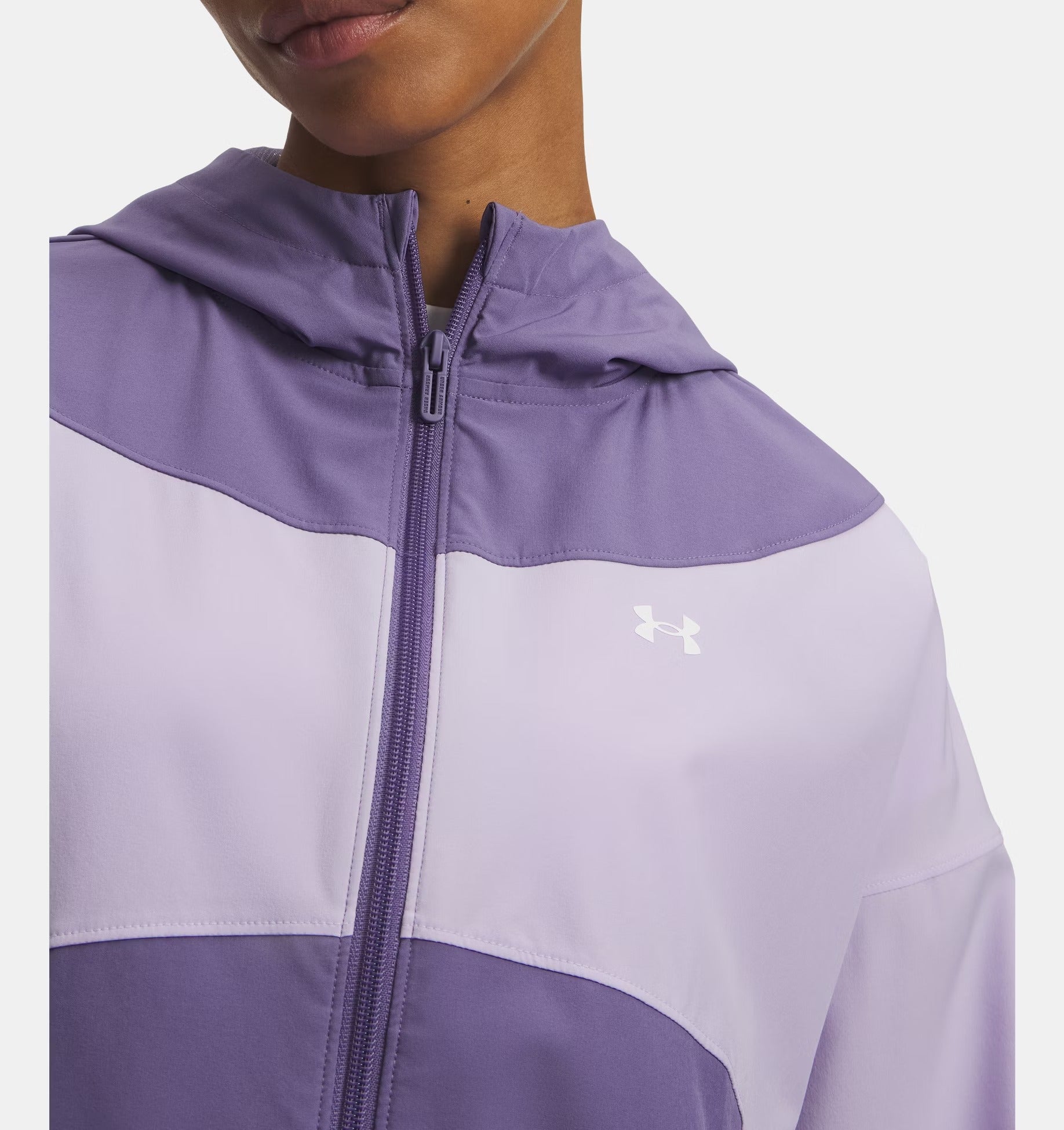 UNDER ARMOUR Giacca Donna RIVAL WOVEN-Purple