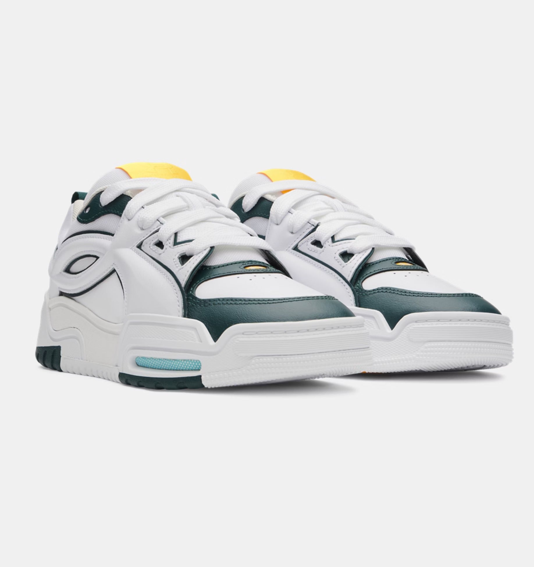 UNDER ARMOUR Sneaker Uomo HB-Lo-White/Arden Green
