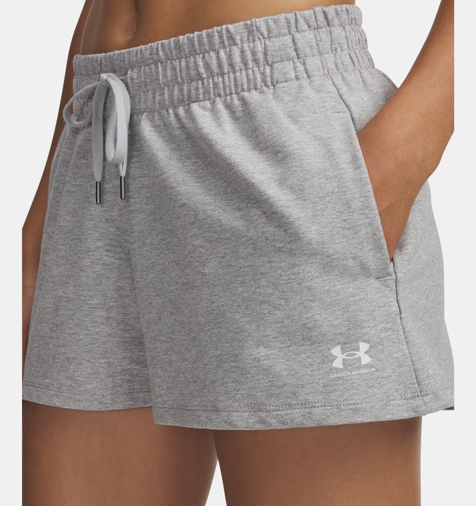 UNDER ARMOUR Shorts Donna Sport Terry-Mod Gray