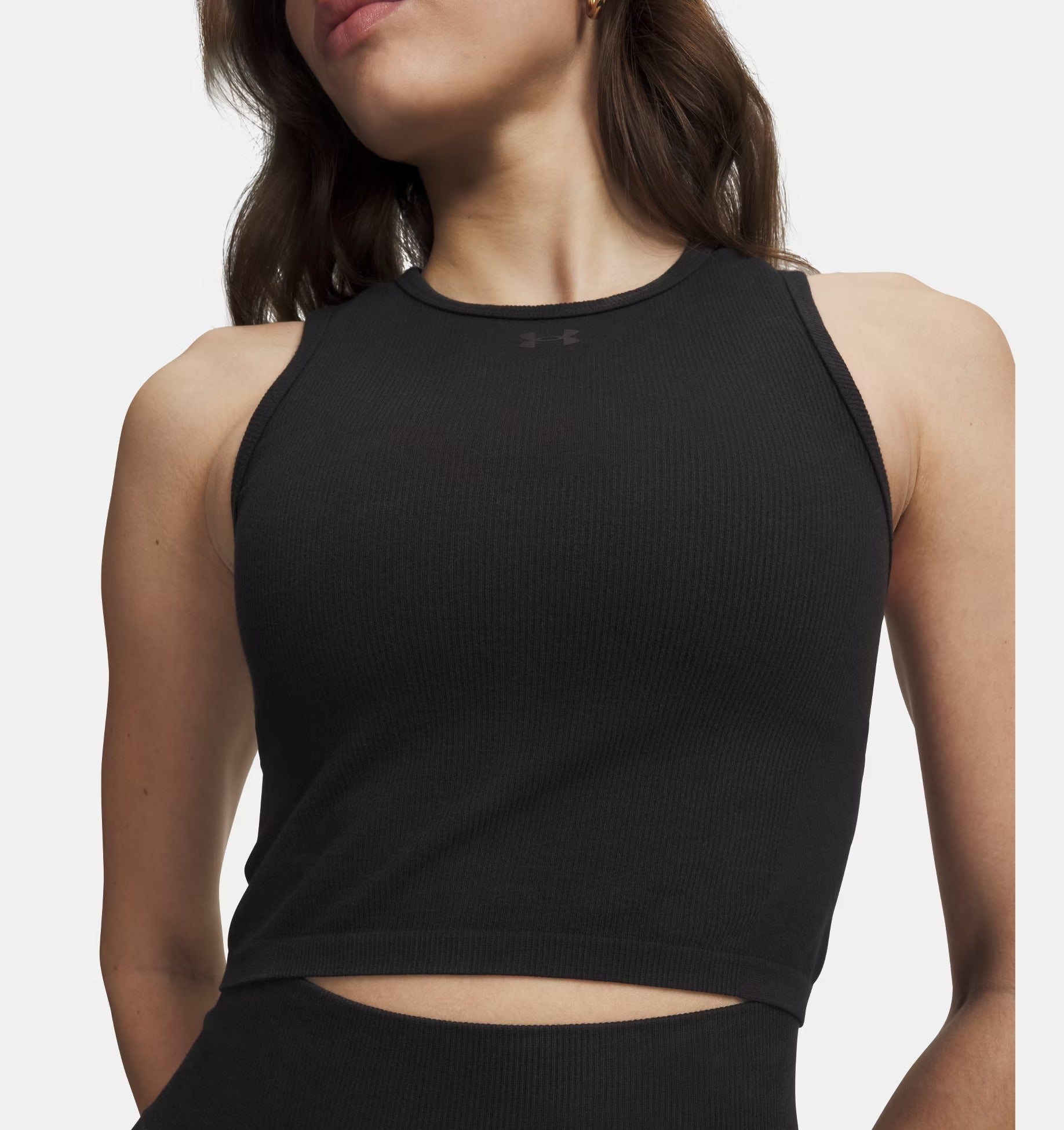 UNDER ARMOUR Canotta Donna SEAMLESS COTTON-Black