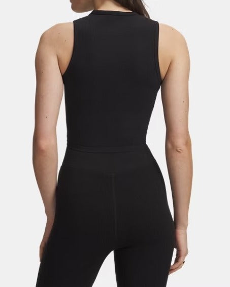 UNDER ARMOUR Canotta Donna SEAMLESS COTTON-Black