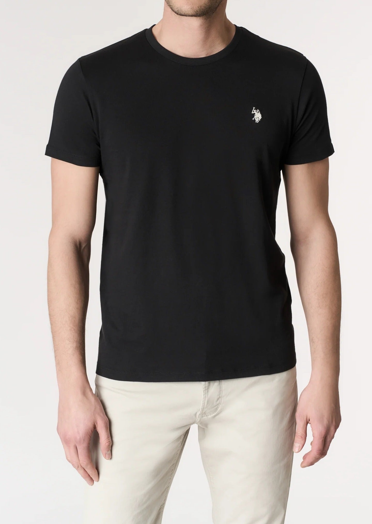 U.S. POLO ASSN. T-Shirt Uomo MICK BASIC-Nero
