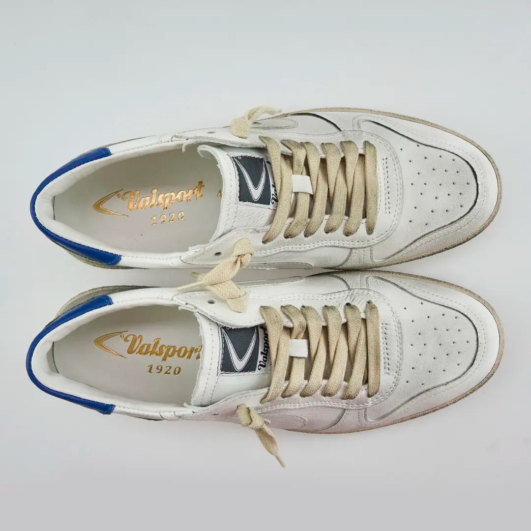VALSPORT Sneaker Uomo DAVIS HERITAGE-Bianco Blu