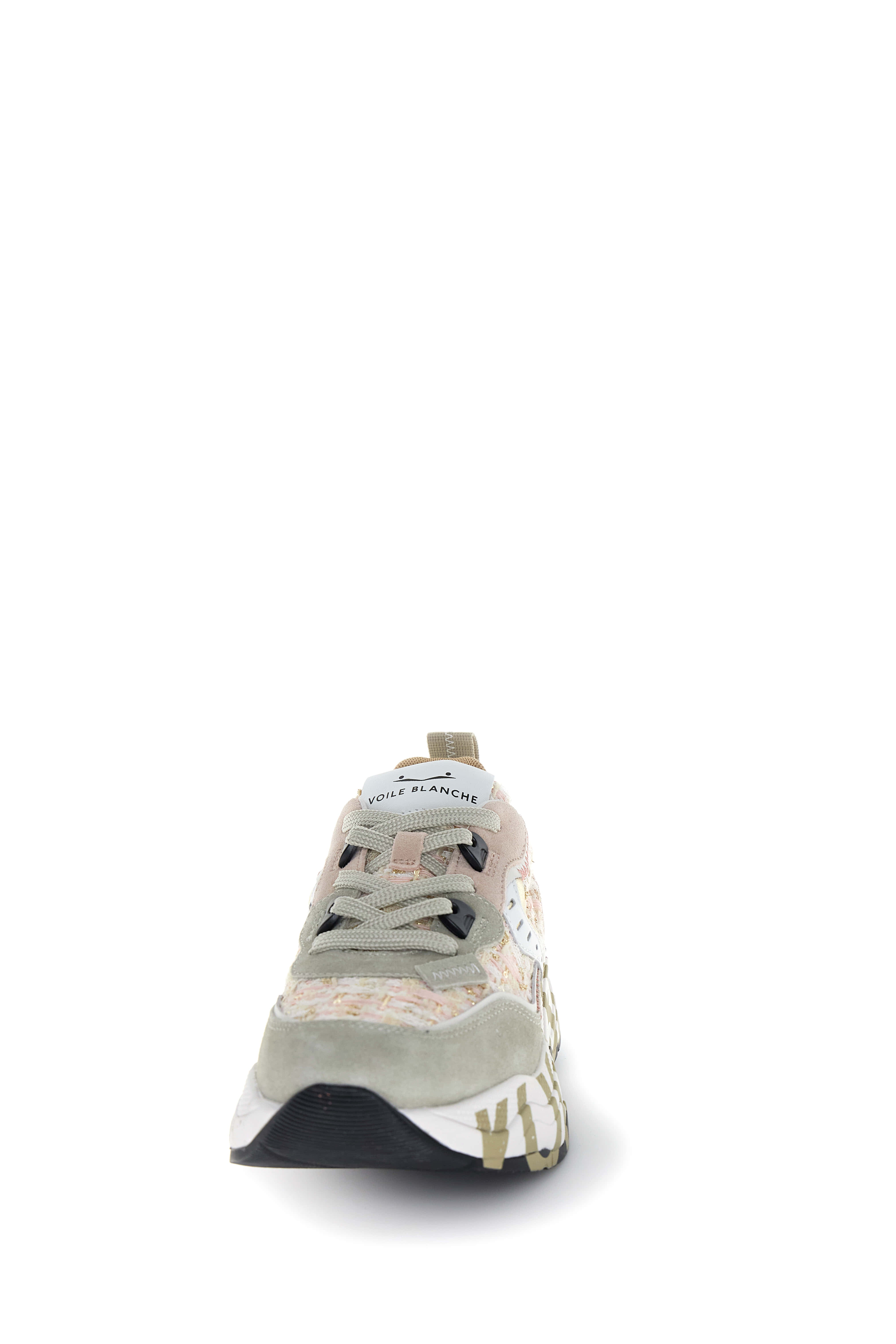 VOILE BLANCHE Sneaker Donna Club 105-Beige/Grigio/Cipria