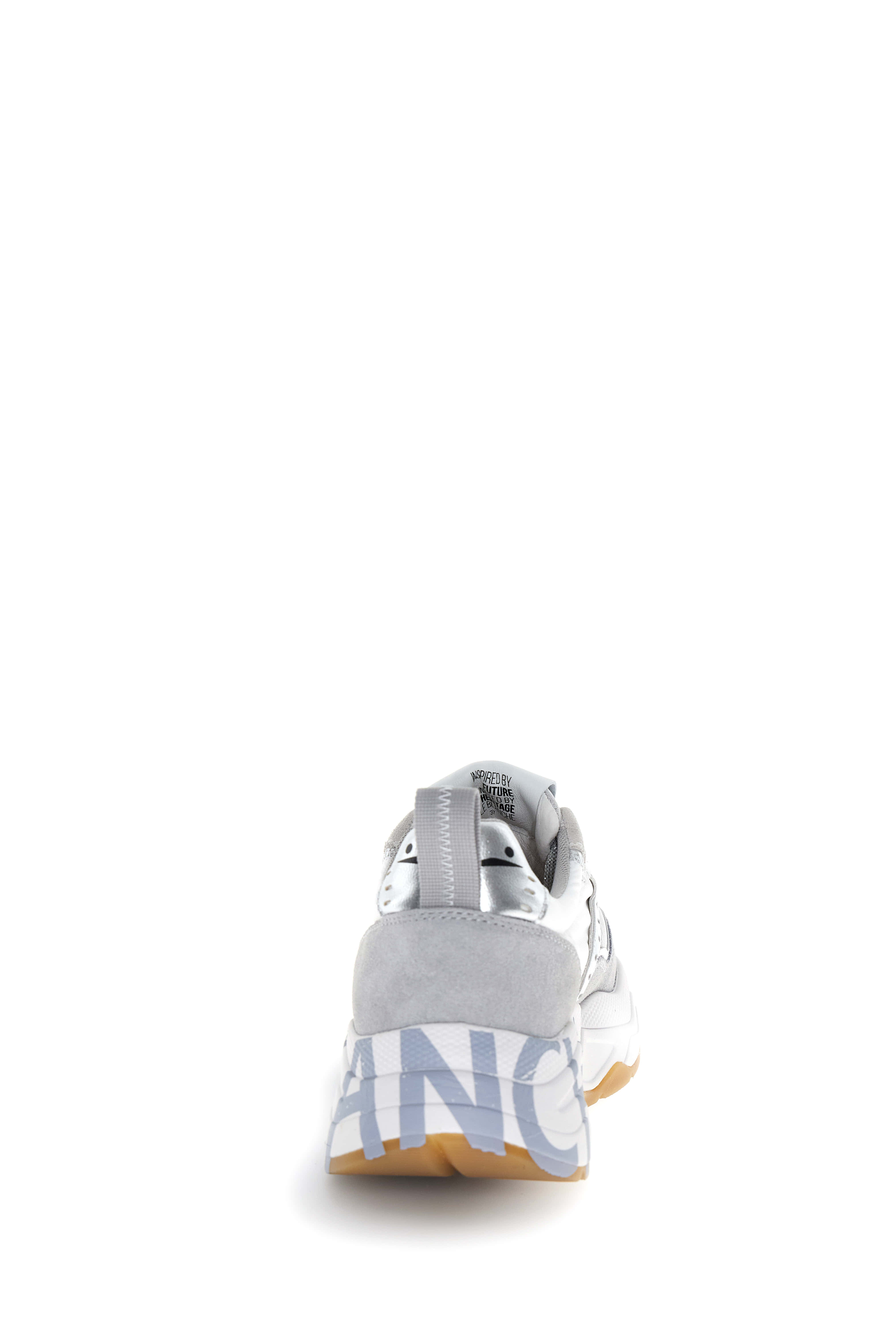 VOILE BLANCHE Sneaker Donna Club 105-Grigio/Argento