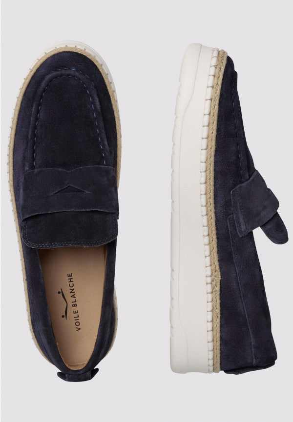 VOILE BLANCHE Mocassino Uomo LAYTON MOK 3-Blu