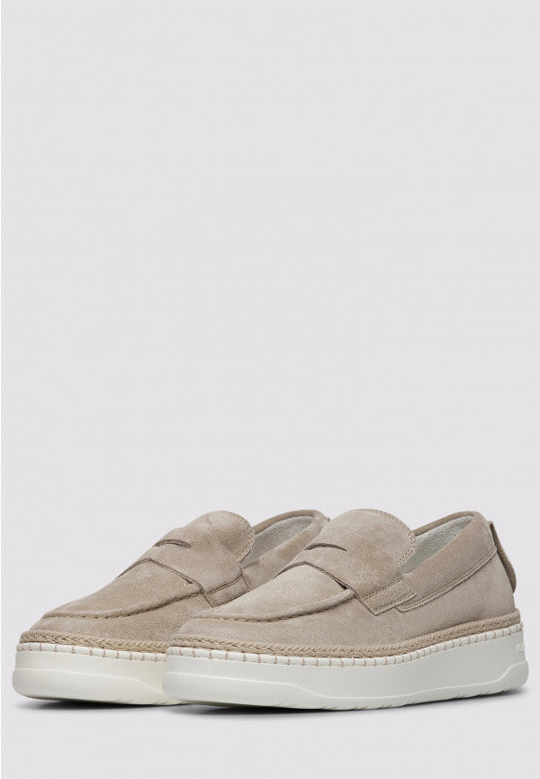 VOILE BLANCHE Mocassino Uomo LAYTON MOK 3-Sabbia