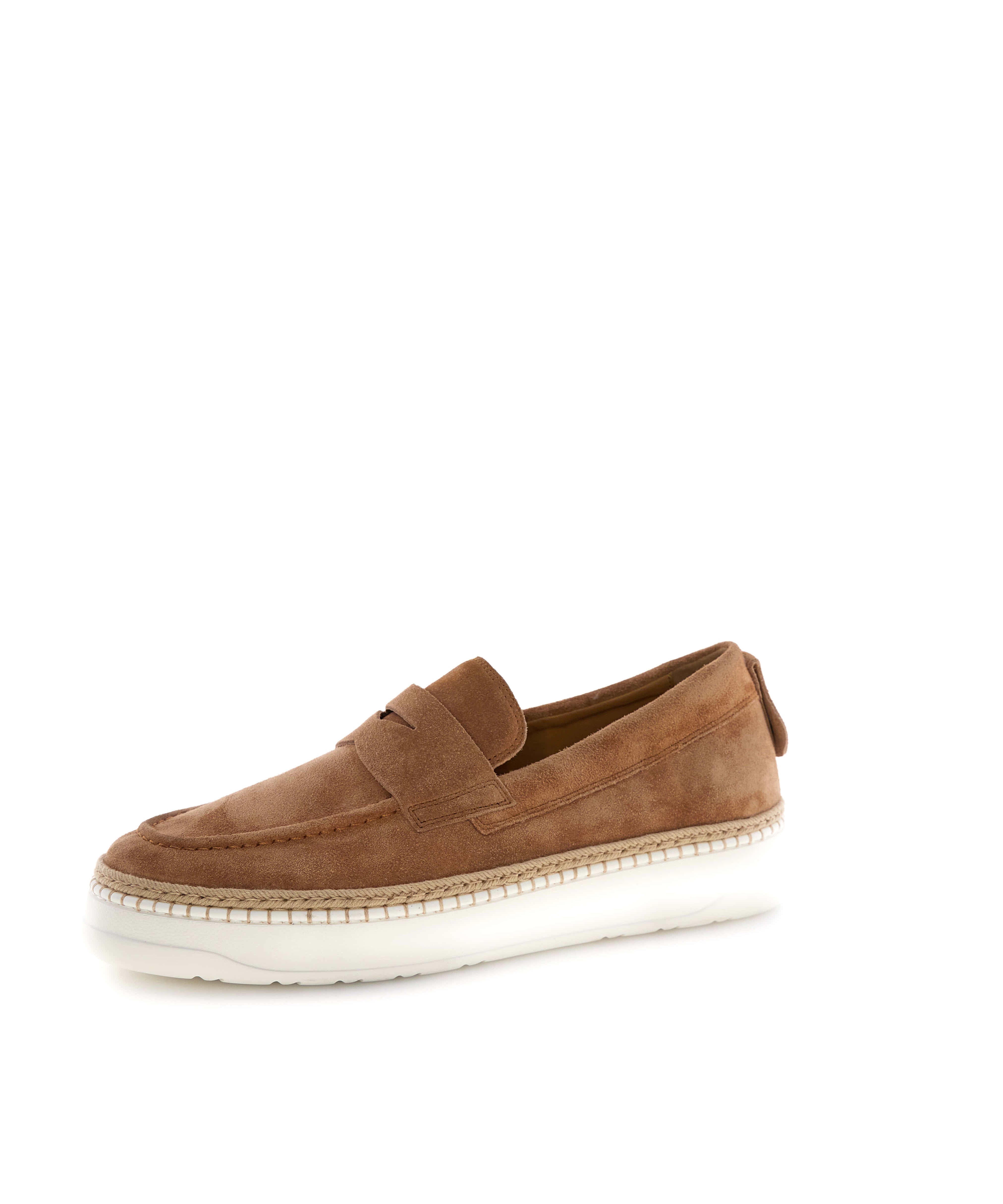 VOILE BLANCHE Mocassino Uomo LAYTON MOK 3-Marrone