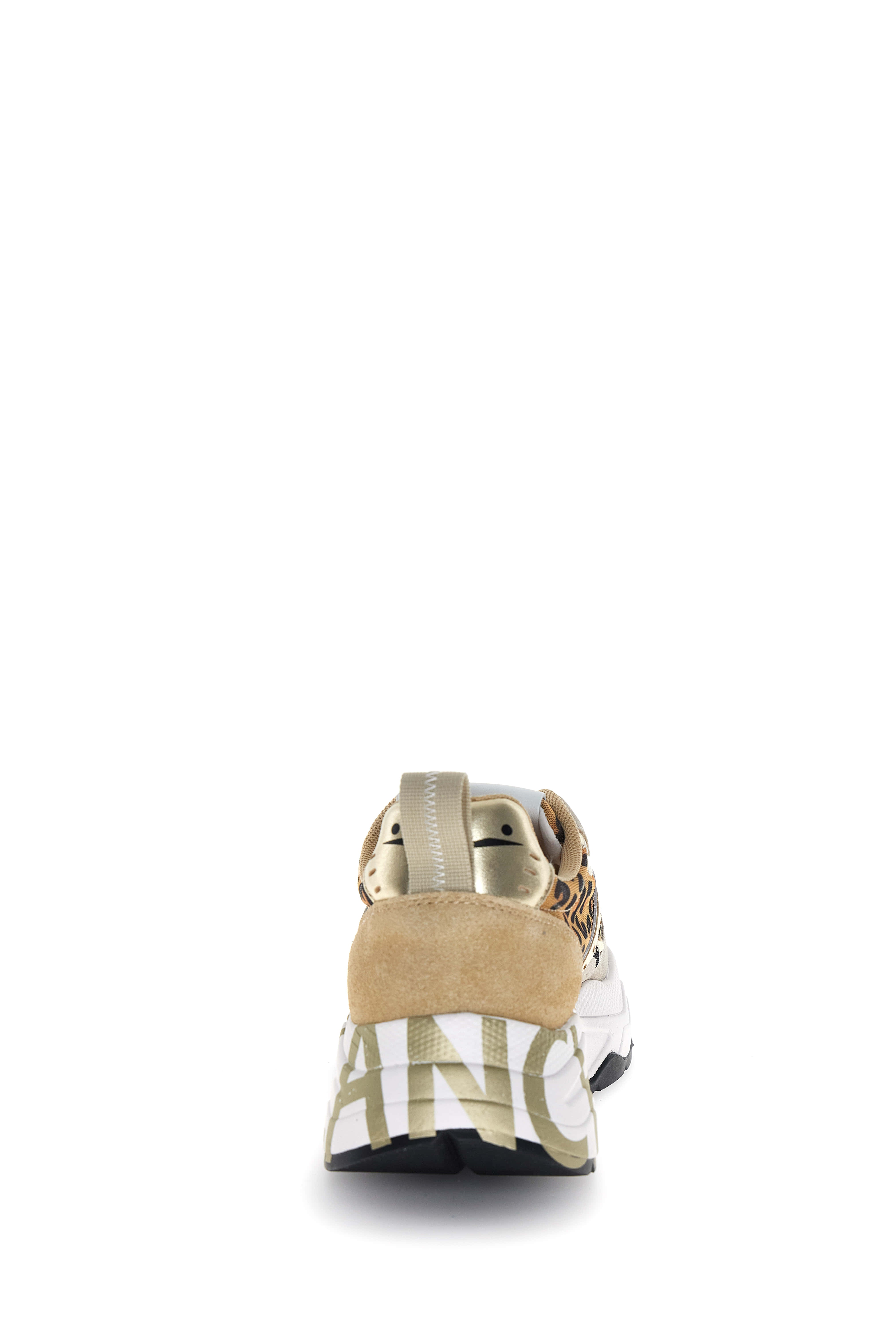 VOILE BLANCHE Sneaker Donna Club 105-Beige/Animalier/Platino