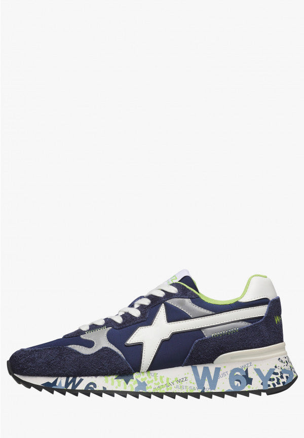 W6YZ Sneaker Uomo Yak-M-Navy/Bianco