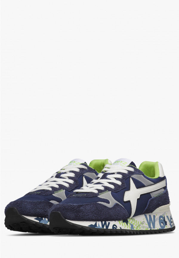 W6YZ Sneaker Uomo Yak-M-Navy/Bianco