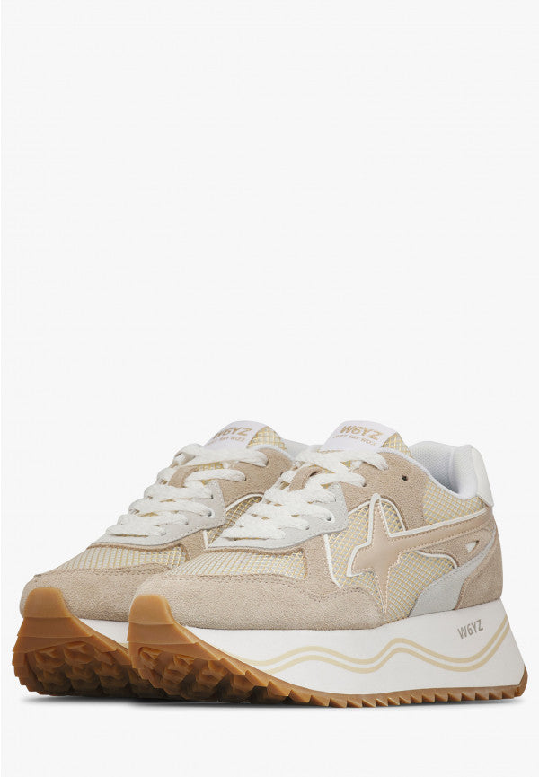 W6YZ Sneaker Donna Deva W-Cipria/Bianco