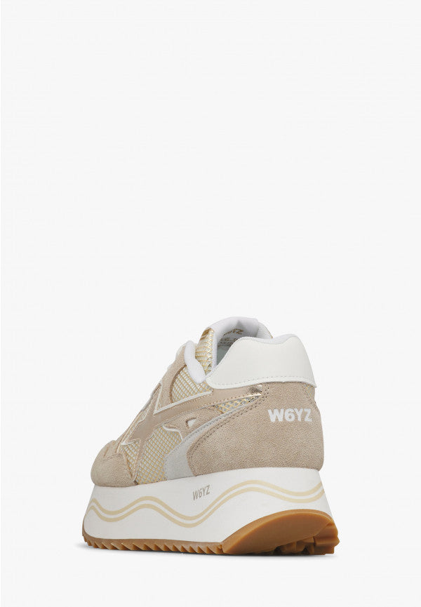 W6YZ Sneaker Donna Deva W-Cipria/Bianco