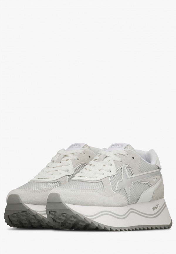 W6YZ Sneaker Donna Deva W-Grigio/Argento