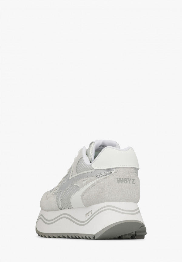 W6YZ Sneaker Donna Deva W-Grigio/Argento