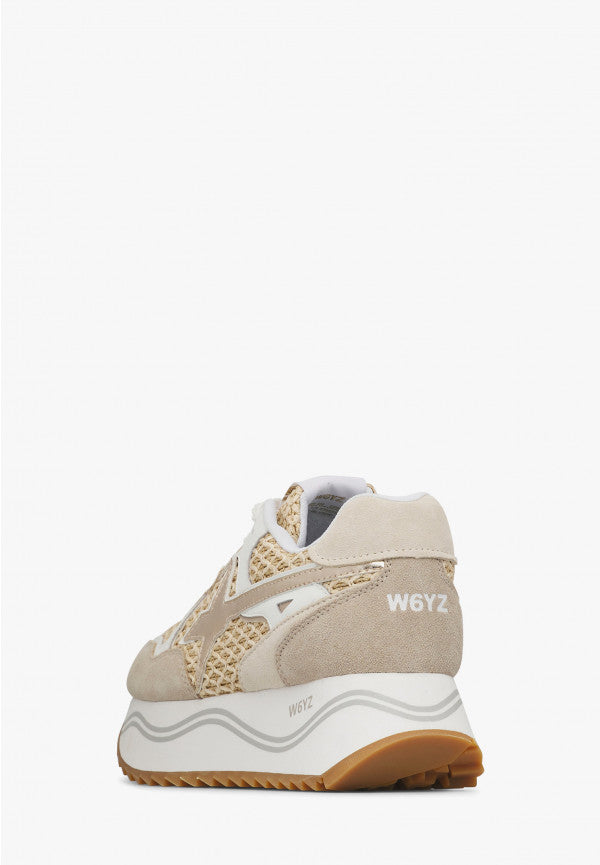 W6YZ Sneaker Donna Deva W-Cipria/Bianco