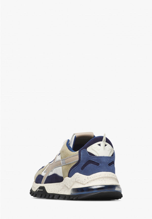 W6YZ Sneaker Uomo Breeze 3-M-Navy/Bianco/Beige