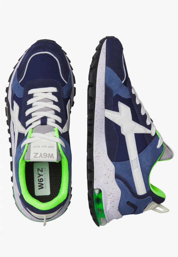 W6YZ Sneaker Uomo Breeze 3-M-Navy/Bianco