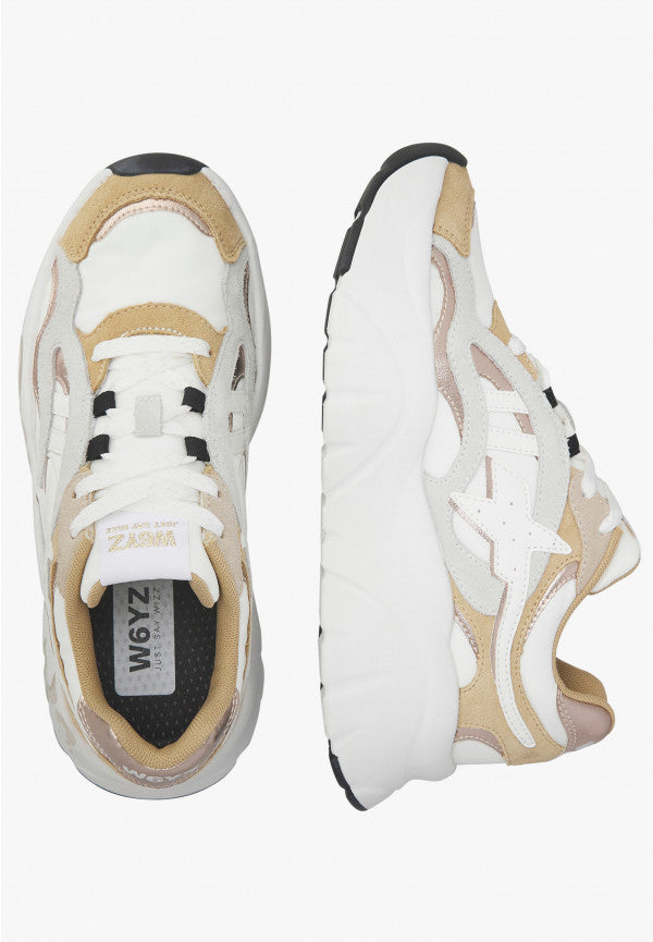 W6YZ Sneaker Donna IDA-W-Tortora/Bianco